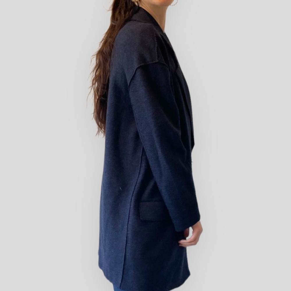 Zara Wool Blend Coat - Picture 10 of 11
